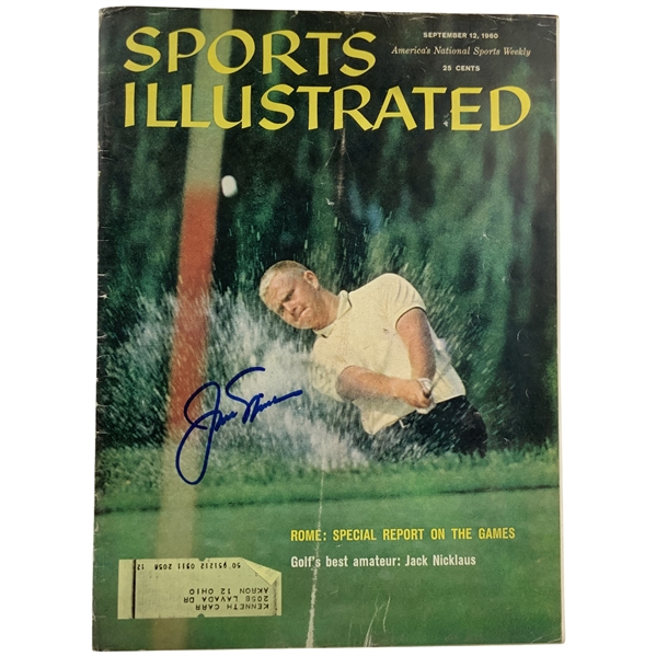 Jack Nicklaus Signed 1960 Sports Illustrated Cover - First Cover JSA ALOA