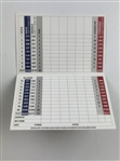 Four Champs Signed 2000 Pebble Beach Scorecard JSA ALOA