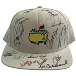 Masters Logo Hat Signed By Tiger Woods & Field Dating To 1997 Tournament JSA ALOA
