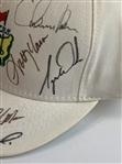 Masters Logo Hat Signed By Tiger Woods & Field Dating To 1997 Tournament JSA ALOA
