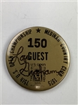 An Assortment of U.S. Open Badges, Memorabilia with Signatures of Champions Steve Jones, Lou Graham, and Tony Jacklin JSA ALOA