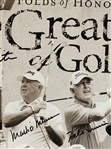Jack Nicklaus & 19 Legends Signed 2025 Greats of Golf Insperity Invitational Promotional Poster on Board JSA ALOA