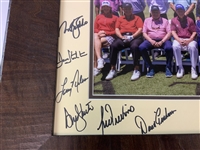 Jack Nicklaus & 19 Legends Signed Insperity Invitational Greats of Golf Framed Photograph JSA ALOA