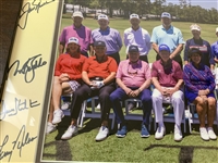 Jack Nicklaus & 19 Legends Signed Insperity Invitational Greats of Golf Framed Photograph JSA ALOA