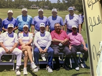 Jack Nicklaus & 19 Legends Signed Insperity Invitational Greats of Golf Framed Photograph JSA ALOA