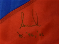 Annika Sorenstam Signed 2006 US Women's Open Tournament Flown No. 17 Flag w/ Years JSA ALOA