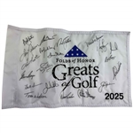 Jack Nicklaus & 19 Legends Signed Insperity Greats of Golf Flag JSA ALOA