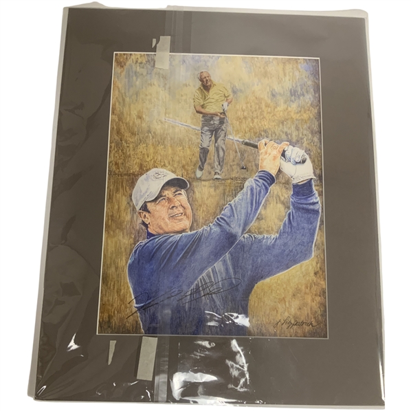 Vince Gill Signed Artist J. Fitzpatrick Collection Giclee Print w/ Arnold Palmer JSA ALOA