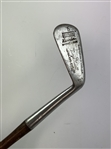 Antique George Nicoll Recorder No. 5 Mashie-Iron Hickory Shaft Golf Club