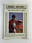 A Trio of Limited Edition Tiger Woods Makin' History Commemorative Postcards