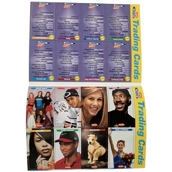 1999 Nickelodeon Kids Choice Awards Official Viewers Guide and 32 Trading Card Set