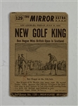 1954 Topps Scoop Ben Hogan Number 129 Trading Card