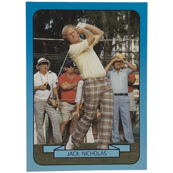 1983 Living Legend Series 1 Jack Nicklaus Golf Card No. 19