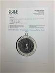 Champion Mike Donald's 1990 Sazale Classic w/ Fred Couples PGA Tour Winner's Medal 