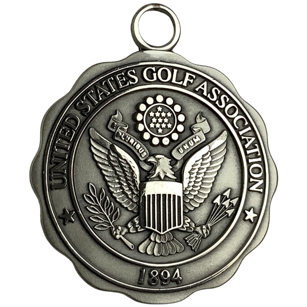 Mike Donalds 2010 US Senior Open Qualifying Low Scorer Sterling Silver Medal - Langer Win