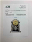 Mike Donald’s 1993 AT&T Pebble Beach National Pro-Am Contestant Gifted Waterford Crystal Mantel Clock