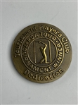 Mike Donald's 1975 NJCAA Medal, 1980 TPC Opening Day Medallion & Houston Open Money Holder