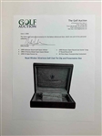 Royal Windsor Silvertone Golf Club Tie Clip and Presentation Box