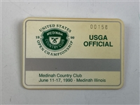 Mike Donald's US Open & PGA Championship Badges and Contestant Bag Tags