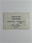 Mike Donald's PGA Tour Player ID Cards and Tournament Badges