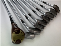 Mike Donald's 1990 US Open Runner-Up Tournament Used MacGregor Eye-O-Matic Tourney Driver & (8) Wilson Staff Irons