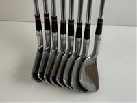 Mike Donald's 1990 US Open Runner-Up Tournament Used MacGregor Eye-O-Matic Tourney Driver & (8) Wilson Staff Irons