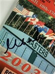 Mike Weir Signed 2003 Masters Tournament SERIES Badge #R02787 JSA ALOA