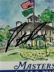 Patrick Reed Signed 2018 Masters Tournament SERIES Badge #Q03608 JSA ALOA