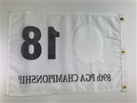 Tiger Woods Signed 2007 PGA Championship at Southern Hills Flag (13th Major) JSA #ZZ67694