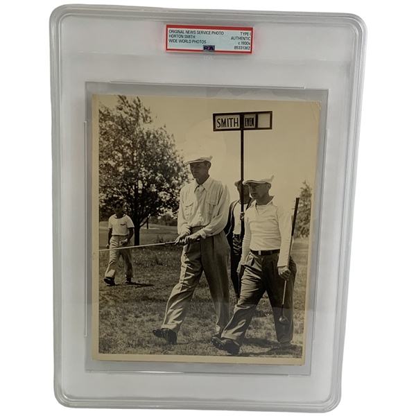 Horton Smith Original Type I News Service Photograph Wide World Photos PSA Authentic c. 1930s
