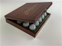 Jack Nicklaus 20 Major Victories Collection Commemorative Golf Ball Set in Wooden Case