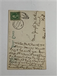 Matching 1917 Shinnecock Sterling Silver Spoon & Postcard