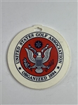 Mike Donald's 1984 US Open at Winged Foot Contestant Badge & Bag Tag