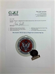 Mike Donald's 1984 US Open at Winged Foot Contestant Badge & Bag Tag