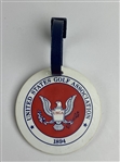 Mike Donald's 1989 US Open at Oak Hill Contestant Badge & Bag Tag