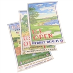 Three Official US Open Golf Championship Posters by Lee Wybranski - 2013, 2014 & 2019