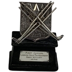 Intricate 1932 Seigniory Club Canadian Sterling Silver Golf Trophy by Birks