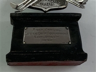 Intricate 1932 Seigniory Club Canadian Sterling Silver Golf Trophy by Birks