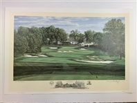 Set of Nine (9) Linda Hartough Signed Ltd Ed US Open 20 1/2x30 Prints Including Shinnecock
