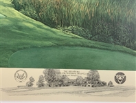 Set of Nine (9) Linda Hartough Signed Ltd Ed US Open 20 1/2x30 Prints Including Shinnecock