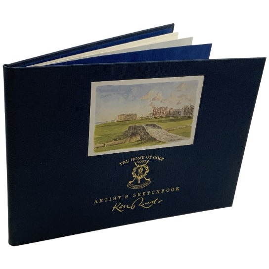 Reed Kenneth The Home of Golf 2000 Artists Sketchbook Old Troon Sporting Antiques 2000 Collectors Limited Edition Number 5472000