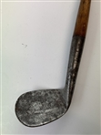 Antique Tom Stewart St Andrews Pipe Brand Hickory Shaft Lofter Golf Club