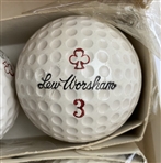 One dozen vintage MacGregor Lew Worsham CutProof golf balls in original box