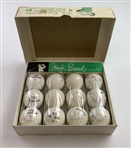 A Dozen Vintage Frank Beard Professional Stroke Rated 85 Golf Balls in Original Box