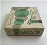 A Dozen Vintage Frank Beard Professional Stroke Rated 85 Golf Balls in Original Box