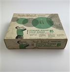 A Dozen Vintage Frank Beard Professional Stroke Rated 85 Golf Balls in Original Box