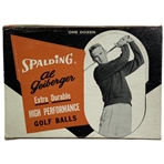 Vintage Boxed Set of One Dozen Spalding Al Geiberger Signature Golf Balls