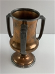1907 Three Handled Loving Mixed Metal Cup Trophy Greensburg Country Club 