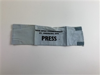 1978 Open Championship at St Andrews Official Press Armband - Jack Nicklaus Win