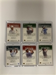 A Collection of Twenty Three Upper Deck Golf Memorabilia Trading Cards Featuring Authentic Fabric Swatches 2001-2003